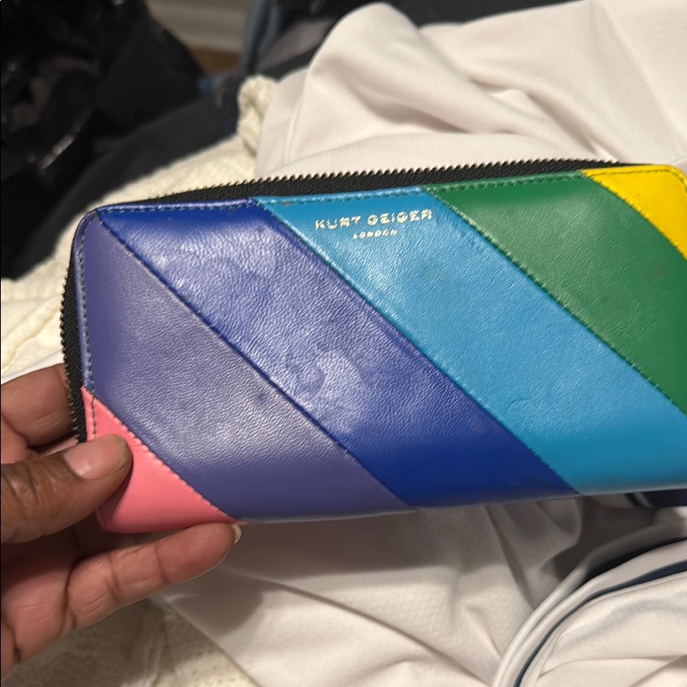 Kurt Geiger Multicolor Striped Wallet
